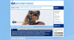 Desktop Screenshot of ndrmitschnittservice.de