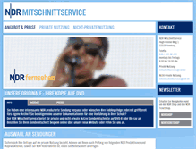 Tablet Screenshot of ndrmitschnittservice.de